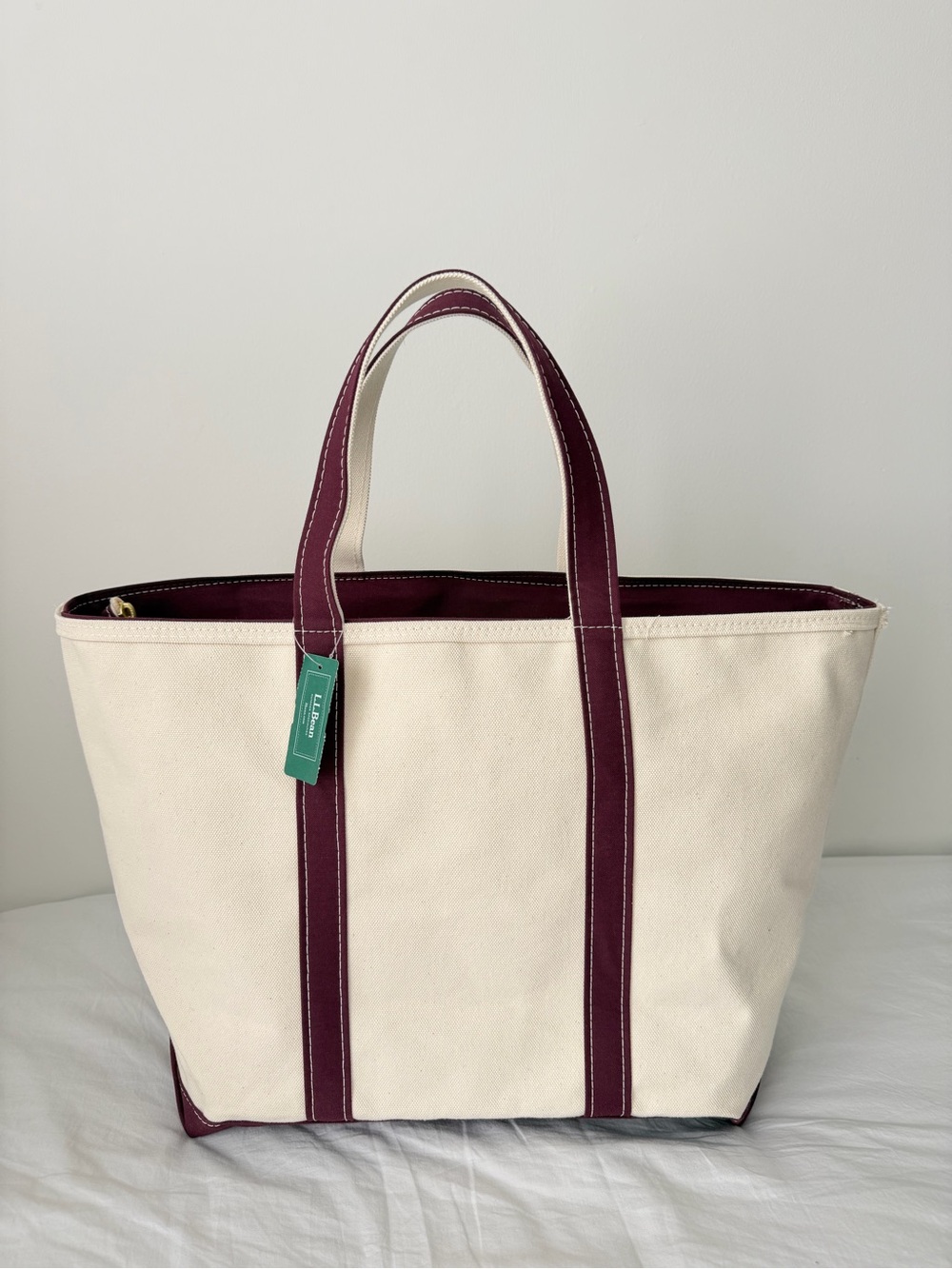 NWT L.L.Bean Boat and Tote in color FIG